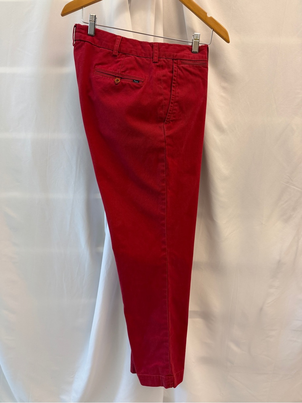 Polo Ralph Lauren Suffield Pant Red Chino Men 36x32 Preppy Classic Fit